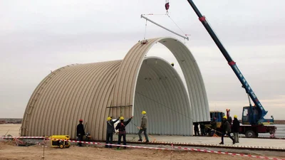 Montažna hala Srbija — završen projekat