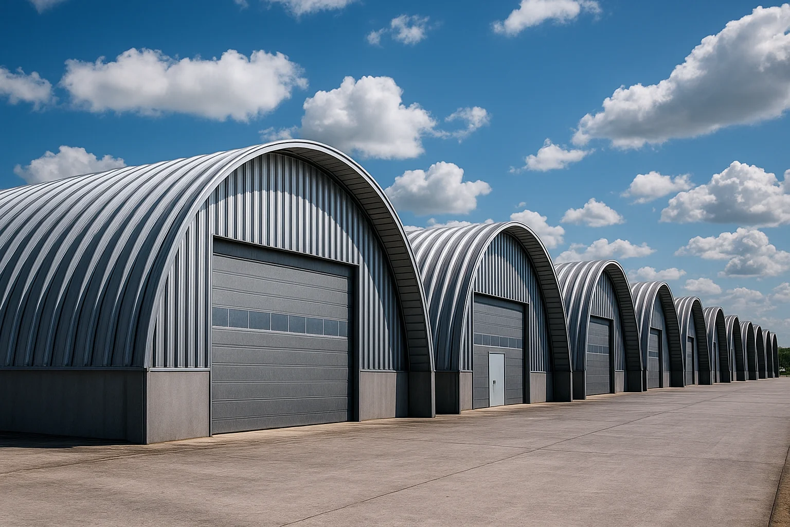 Lučna hala za hangar i parking za avione — Arsenal Constructions Srbija